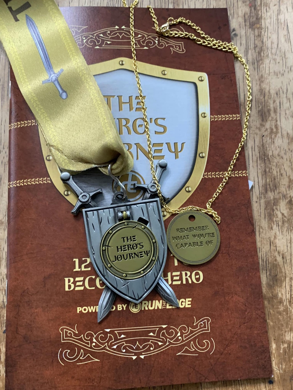 Heros Journey Medal and Booklet
